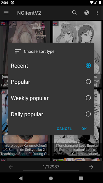 Search multi tag option - Nhentai